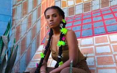 Orit Tashuma, an Ethiopian-Israeli spoken word artist (Courtesy Tadela Art Photography)