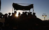 Illustrative - An Orthodox Jewish wedding. (Yaakov Lederman/Flash90)
