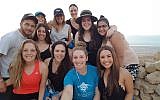 Birthright Israel trip participants. (Courtesy)