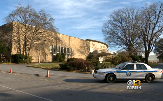 Suspicious letters reported at 3 Baltimore County synagogues, December 18, 2018 (Screen grab via CBS WJZ) Suspicious letters reported at 3 Baltimore County synagogues, December 18, 2018 (Screen grab via CBS WJZ)