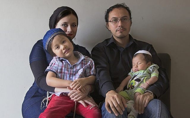 File: An Orthodox Jewish Colombian family shown in 2012. (Paul Smith/For the Washington Post/via JTA) File: An Orthodox Jewish Colombian family shown in 2012. (Paul Smith/For the Washington Post/via JTA)