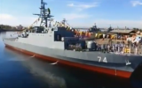 Iran's new Sahand destroyer (YouTube screenshot)