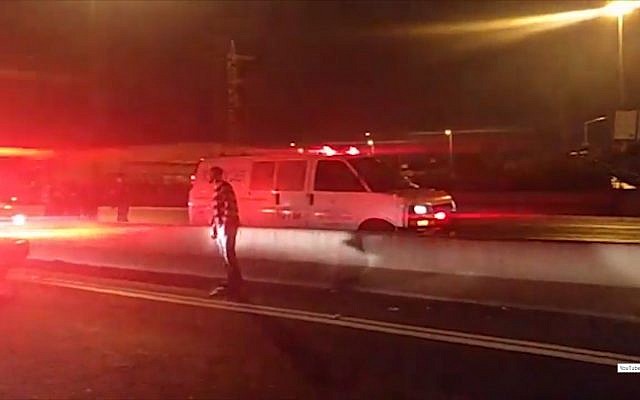 Scene of a truck explosion on Highway 5 close to Rosh Ha'ayin, December 12, 2018 (Screen grab via Youtube) Scene of a truck explosion on Highway 5 close to Rosh Ha'ayin, December 12, 2018 (Screen grab via Youtube)