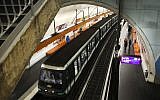 Illustrative photo of a metro station in Paris, France. January 1, 2015. (Nati Shohat/FLASH90)