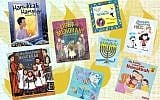These new Hanukkah books will light up children’s imaginations. (Collage by Lior Zaltzman/JTA)