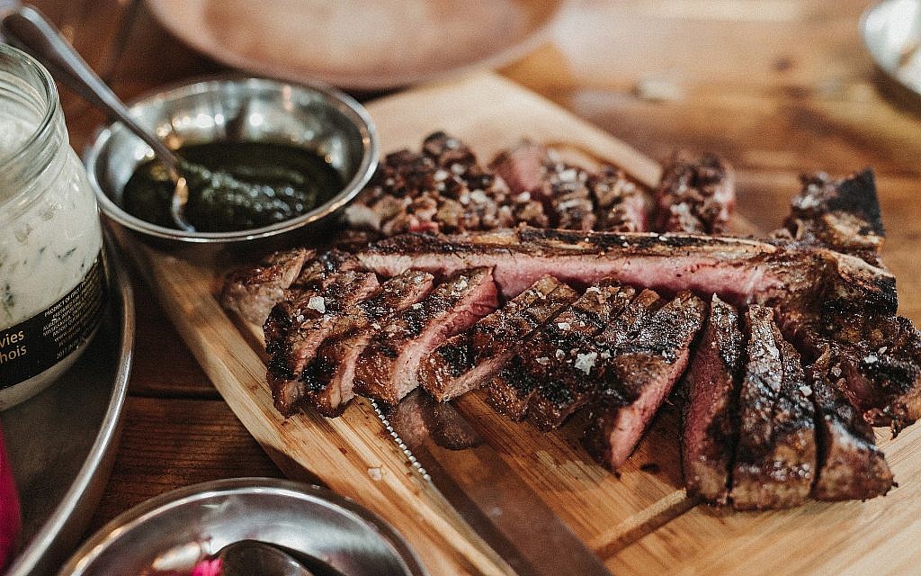 Porterhouse steak from 'The Last Schmaltz,' by Anthony Rose and Chris Johns. (Courtesy Kayla Rocca Photography)