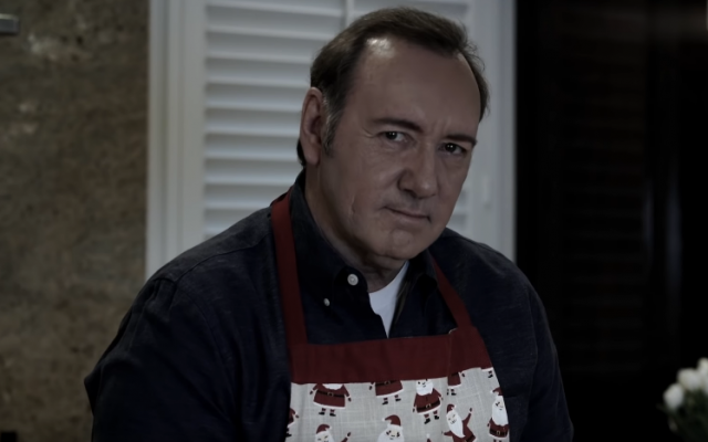 Disgraced actor Kevin Spacey in a video posted to YouTube on December 25, 2018 (YouTube screenshot) Disgraced actor Kevin Spacey in a video posted to YouTube on December 25, 2018 (YouTube screenshot)