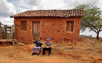 Many in Brazil have converted to Judaism under the supervision of Gilberto Venturas, an Orthodox rabbi, shown here with his wife, Jacqueline. (Courtesy of Sinagoga sem Froteiras/via JTA)