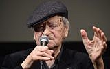 Writer and film director Jonas Mekas seen during the 54th New York Film Festival at The Film Society of Lincoln Center, Walter Reade Theater in New York City, October 13, 2016. (Michael loccisano/GETTY IMAGES NORTH AMERICA/AFP)