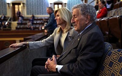 Singer Tony Bennett waiting for the opening of the 116th Congress at the US Capitol in Washington, DC, on January 3, 2019. (Win McNamee/Getty Images/AFP)