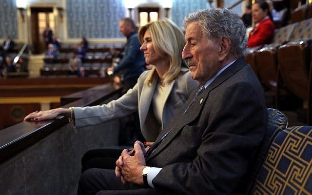Singer Tony Bennett waiting for the opening of the 116th Congress at the US Capitol in Washington, DC, on January 3, 2019. (Win McNamee/Getty Images/AFP) Singer Tony Bennett waiting for the opening of the 116th Congress at the US Capitol in Washington, DC, on January 3, 2019. (Win McNamee/Getty Images/AFP)
