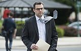 US Rep. Justin Amash arrives at the Capitol before the House passed the Republicans’ bill to repeal and replace the Affordable Care Act, May 4, 2017. (Tom Williams/CQ Roll Call/JTA)