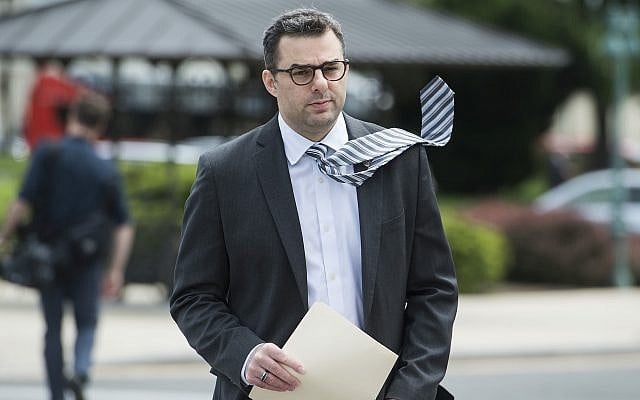 US Rep. Justin Amash arrives at the Capitol before the House passed the Republicans’ bill to repeal and replace the Affordable Care Act, May 4, 2017. (Tom Williams/CQ Roll Call/JTA) US Rep. Justin Amash arrives at the Capitol before the House passed the Republicans’ bill to repeal and replace the Affordable Care Act, May 4, 2017. (Tom Williams/CQ Roll Call/JTA)