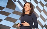 Sheryl Sandberg, Facebook's chief operating officer, speaks at the DLD Munich Conference 2019, January 20, 2019. (Picture Alliance for DLD | Verwendung weltweit)
