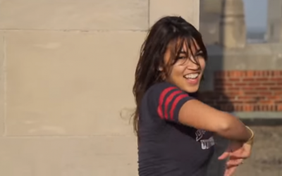 US Congresswoman Alexandria Ocasio-Cortez in a video of her dancing as a student (Screencapture/TouTube) US Congresswoman Alexandria Ocasio-Cortez in a video of her dancing as a student (Screencapture/TouTube)