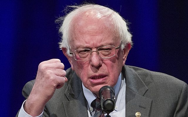 In this November 27, 2018, file photo, Sen. Bernie Sanders, I-Vermont, speaks about his new book, 'Where We Go From Here: Two Years in the Resistance,' at a George Washington University/Politics and Prose event in Washington. (AP Photo/Alex Brandon, File) In this November 27, 2018, file photo, Sen. Bernie Sanders, I-Vermont, speaks about his new book, 'Where We Go From Here: Two Years in the Resistance,' at a George Washington University/Politics and Prose event in Washington. (AP Photo/Alex Brandon, File)