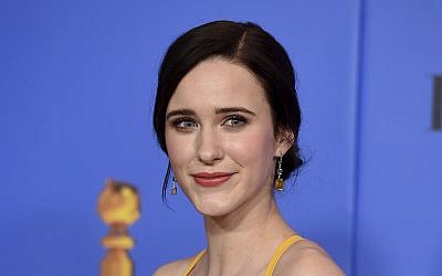Rachel Brosnahan poses in the press room after winning the award for best performance by an actress in a television series, musical or comedy, for "The Marvelous Mrs. Maisel" at the 76th annual Golden Globe Awards at the Beverly Hilton Hotel on January 6, 2019, in Beverly Hills, California. (Jordan Strauss/Invision/AP)