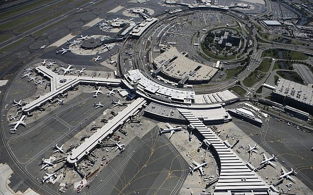 In this Sept. 8, 2008 file photo, planes are parked at terminals at Newark Liberty International Airport in Newark, N.J. Federal aviation authorities stopped flights from flying into and out of Newark Liberty International Airport on Tuesday, Jan. 22, 2019, due to reports of drones spotted above nearby Teterboro Airport. Reports say the drones were no longer in the airspace and flights had resumed landing at Newark on Tuesday evening. (AP Photo/Mark Lennihan) In this Sept. 8, 2008 file photo, planes are parked at terminals at Newark Liberty International Airport in Newark, N.J. Federal aviation authorities stopped flights from flying into and out of Newark Liberty International Airport on Tuesday, Jan. 22, 2019, due to reports of drones spotted above nearby Teterboro Airport. Reports say the drones were no longer in the airspace and flights had resumed landing at Newark on Tuesday evening. (AP Photo/Mark Lennihan)