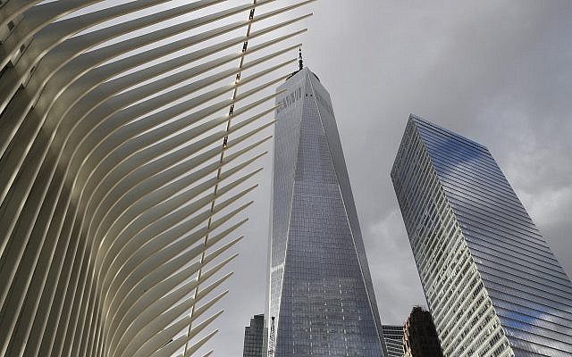 Parts of the Oculus, left, One World Trade Center, center, and 7 World Trade Center are seen from street level, Jan. 9, 2019, in New York. (AP Photo/Kathy Willens) Parts of the Oculus, left, One World Trade Center, center, and 7 World Trade Center are seen from street level, Jan. 9, 2019, in New York. (AP Photo/Kathy Willens)