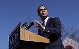 Former San Antonio Mayor and Housing and Urban Development Secretary Julian Castro speaks during an event where he announced his decision to seek the 2020 Democratic presidential nomination, Jan. 12, 2019, in San Antonio. (AP Photo/Eric Gay)