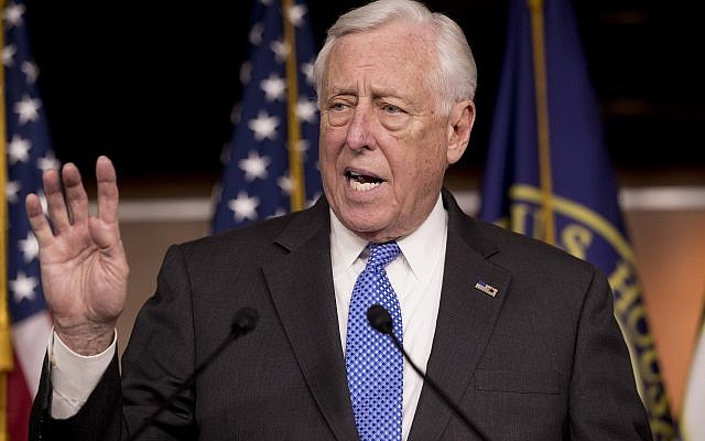 House Majority Leader Steny Hoyer of Md., speaks at a news conference to introduce legislation supporting NATO on Capitol Hill in Washington, Tuesday, Jan. 22, 2019. (AP Photo/Andrew Harnik) House Majority Leader Steny Hoyer of Md., speaks at a news conference to introduce legislation supporting NATO on Capitol Hill in Washington, Tuesday, Jan. 22, 2019. (AP Photo/Andrew Harnik)