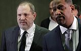 Harvey Weinstein, left, leaves court with attorney Ron Sullivan, Jan. 25, 2019, in New York (AP Photo/Mark Lennihan)