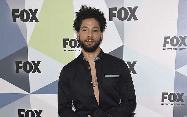 Jussie Smollett, a cast member in the TV series 'Empire,' seen at the Fox Networks Group 2018 programming presentation afterparty in New York. (Photo by Evan Agostini/Invision/AP, File) Jussie Smollett, a cast member in the TV series 'Empire,' seen at the Fox Networks Group 2018 programming presentation afterparty in New York. (Photo by Evan Agostini/Invision/AP, File)