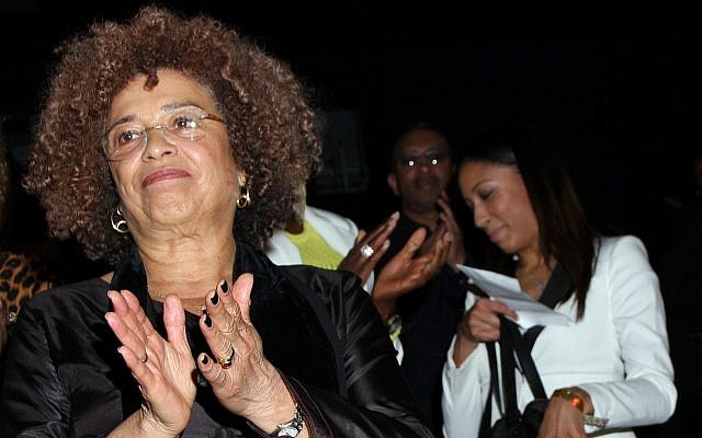 Angela Davis at the Pan African Film Festival at Rave Cinemas Baldwin Hills on in Los Angeles, California, on February 17, 2013. (Arnold Turner/Invision/AP) Angela Davis at the Pan African Film Festival at Rave Cinemas Baldwin Hills on in Los Angeles, California, on February 17, 2013. (Arnold Turner/Invision/AP)