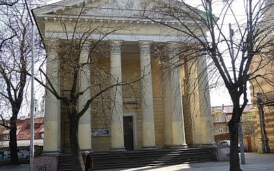 The Evangelical Reformed Church, Vilnius, Lithuania in April 2015. (Ardfern/Wikipedia CC-BY-SA-3.0)