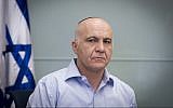Yoram Cohen, then-chief of the Shin Bet security agency, attends a Knesset Foreign Affairs and Defense Committee meeting on November 18, 2014. (Miriam Alster/Flash90)