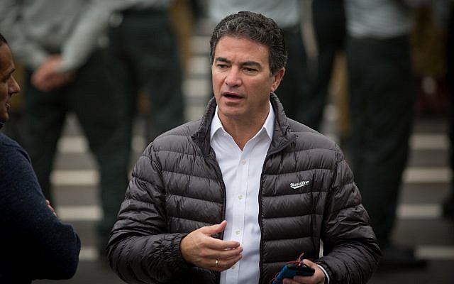 Mossad Director Yossi Cohen attends a handover ceremony for the position of IDF chief of military intelligence, at the Glilot military base, near Tel Aviv, on March 28, 2018. (Miriam Alster/Flash90) Mossad Director Yossi Cohen attends a handover ceremony for the position of IDF chief of military intelligence, at the Glilot military base, near Tel Aviv, on March 28, 2018. (Miriam Alster/Flash90)