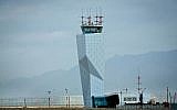 A file photo shows construction at the new Ramon International Airport, in Timna, southern Israel, on January 2, 2018. (Moshe Shai/Flash90)