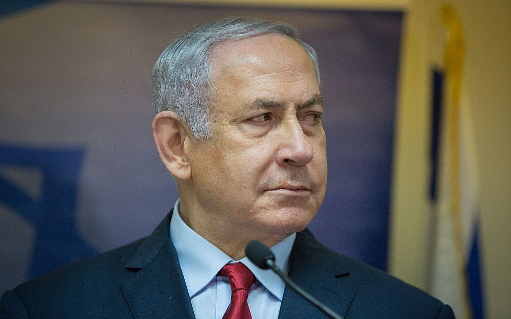 Prime minister Benjamin Netanyahu speaks at a joint press conference with Yoav Galant, newly appointed minister of immigrant absorption, at the Knesset, January 9, 2019. (Noam Revkin Fenton/Flash90) Prime minister Benjamin Netanyahu speaks at a joint press conference with Yoav Galant, newly appointed minister of immigrant absorption, at the Knesset, January 9, 2019. (Noam Revkin Fenton/Flash90)