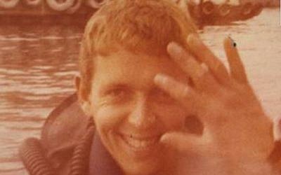Yehudah Haber in an undated photo from his army days. (courtesy Yehudah Haber)