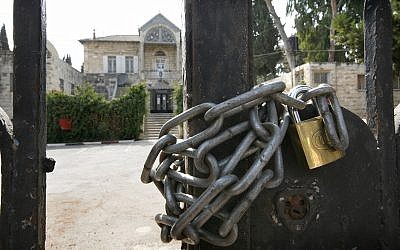 Orient House in East Jerusalem, October 14, 2007 (Nati Shohat/Flash90)