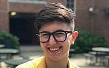 Elliot Draznin is the president of a Jewish sorority but does not identify as a woman. (Courtesy of Draznin/via JTA)