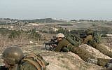Israeli troops in newly created Gates of Fire Battalion simulate war with Hezbollah terrorist group in northern Israel in December 2018. (Israel Defense Forces)