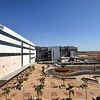 Intel's manufacturing plant in Kiryat Gat in southern Israel. (Courtesy)