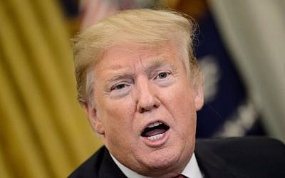 US President Donald Trump speaks before a meeting between US and Chinese officials in the Oval Office of the White House January 31, 2019 in Washington, DC (Brendan Smialowski / AFP)