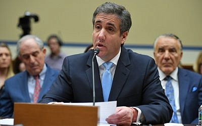 Michael Cohen, US President Donald Trump's former personal attorney, testifies before the US House Oversight and Reform Committee in the Rayburn House Office Building on Capitol Hill in Washington, DC on February 27, 2019. (Mandel Ngan/AFP)