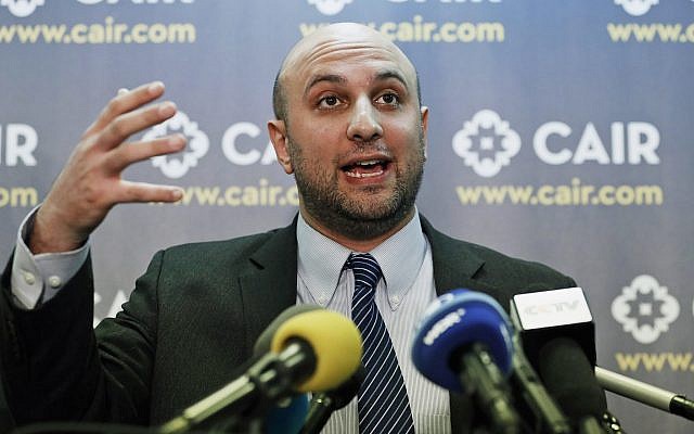 In this Jan. 30, 2017, file photo, attorney Gadeir Abbas speaks during a news conference at the Council on American-Islamic Relations (CAIR) in Washington. (AP Photo/Alex Brandon,) In this Jan. 30, 2017, file photo, attorney Gadeir Abbas speaks during a news conference at the Council on American-Islamic Relations (CAIR) in Washington. (AP Photo/Alex Brandon,)