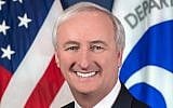 In this image provided by the Department of Transportation, deputy transportation secretary Jeffrey Rosen is shown in his official portrait in Washington. President Donald Trump has nominated Rosen to be the next deputy attorney general. (Department of Transportation via AP)