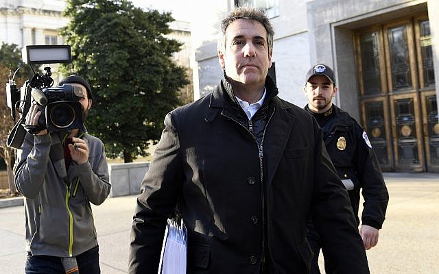 In this Feb. 21, 2019, photo Michael Cohen, US President Donald Trump's former personal attorney, leaves Capitol Hill in Washington. (AP/Susan Walsh) In this Feb. 21, 2019, photo Michael Cohen, US President Donald Trump's former personal attorney, leaves Capitol Hill in Washington. (AP/Susan Walsh)
