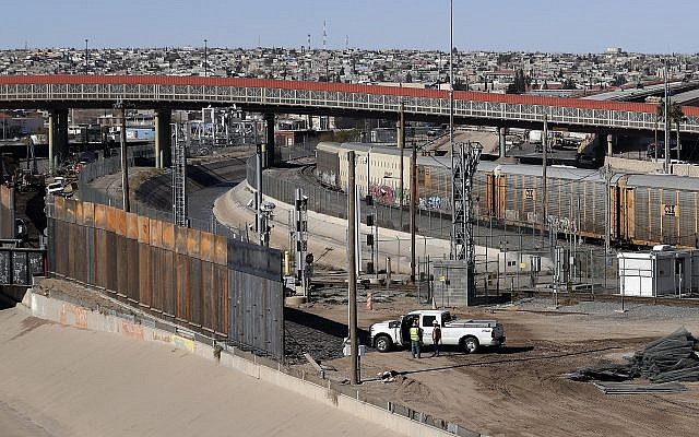 In this Jan. 22, 2019, photo, a new barrier is built along the Texas-Mexico border near downtown El Paso (AP Photo/Eric Gay) In this Jan. 22, 2019, photo, a new barrier is built along the Texas-Mexico border near downtown El Paso (AP Photo/Eric Gay)