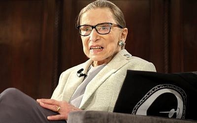 In this December 15, 2018 photo, Supreme Court Justice Ruth Bader Ginsburg appears at an event organized by the Museum of the City of New York with WNET-TV held at the New York Academy of Medicine in New York. (AP Photo/Rebecca Gibian) In this December 15, 2018 photo, Supreme Court Justice Ruth Bader Ginsburg appears at an event organized by the Museum of the City of New York with WNET-TV held at the New York Academy of Medicine in New York. (AP Photo/Rebecca Gibian)