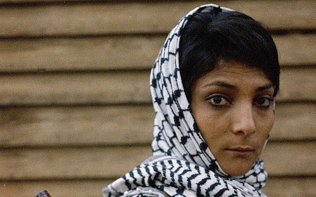 PFLP terrorist Leila Khaled in a Palestinian refugee camp, November 14, 1970. (AP Photo/Harry Koundakjian) PFLP terrorist Leila Khaled in a Palestinian refugee camp, November 14, 1970. (AP Photo/Harry Koundakjian)