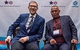 Avi Zimmerman and Ashraf Jabari (Eitan Tal via JTA)