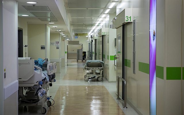 The surgery department at Hadassah Ein Kerem hospital, in Jerusalem, September 3, 2017. (Hadas Parush/Flash90) The surgery department at Hadassah Ein Kerem hospital, in Jerusalem, September 3, 2017. (Hadas Parush/Flash90)