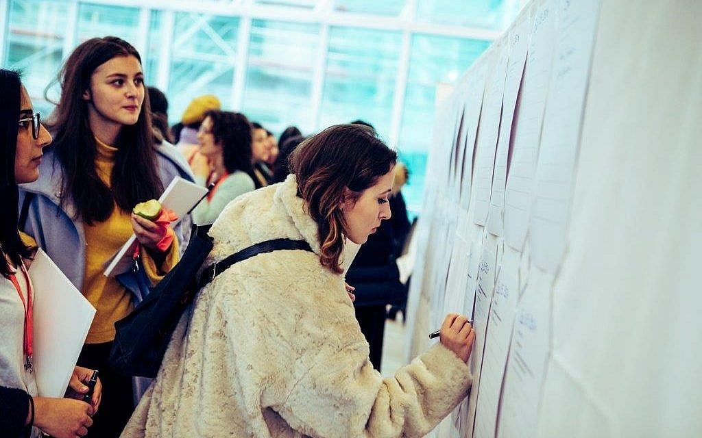 120 women ages 18-35 attended the first-ever Jewish Women’s Empowerment Summit in Frankfurt, Germany, February 21-24, 2019. (Courtesy)