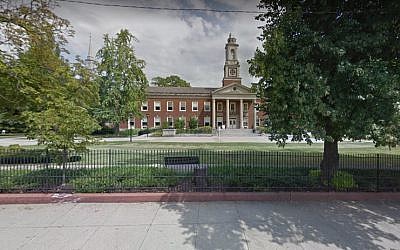 Screen capture of the Pittsburgh Theological Seminary, Pittsburgh. (Google maps)